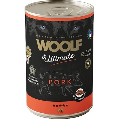 Woolf Ultimate Adult Pork with Linseed Oil 400 g