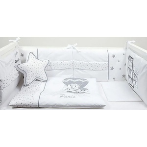 Bambino Casa Спален комплект Bambino Casa - Paris, Bianco, 8 части (3005)