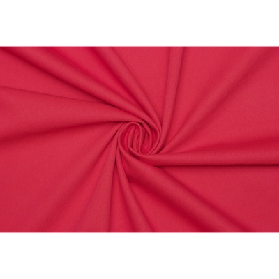 Kostýmový kepr (twill) směsový elastický - Červená