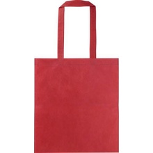 Nákupná taška Ryder z netkanej textílie RPET (70 gr/m²)., červená