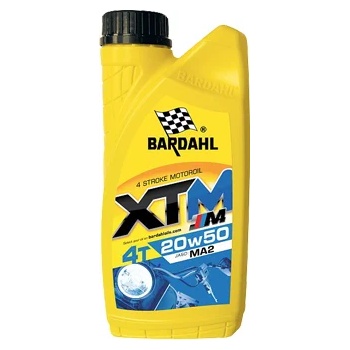 Image 1 of Bardahl XTM-M Moto 4T 20W-50 1 l