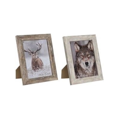 Home ESPRIT Рамка за снимки Home ESPRIT Бял Естествен Кристал полистирен Скандинавски 19, 5 x 2 x 24, 5 cm (2 броя)