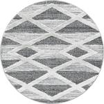 Ayyildiz Сив кръгъл килим ø 120 cm Pisa - Ayyildiz Carpets (PISA1201204709GREY)