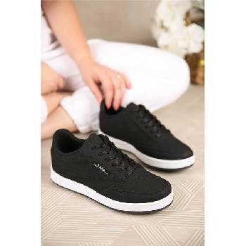 Moda Trend Дамски сникърси - Черни с бяло 304408 (304408_Черно)