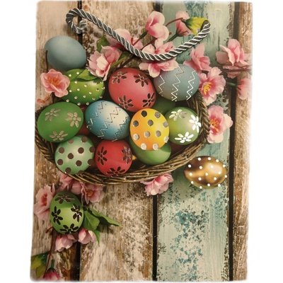 Dárková taška Velikonoční vajíčka 18*23cm