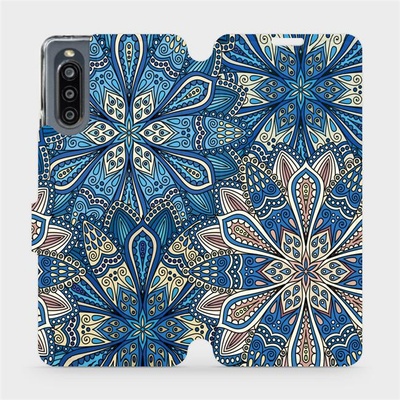 Mobiwear - Sony Xperia 10 IV - V108P Modré mandala květy – Zbozi.Blesk.cz