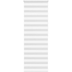 vidaXL Зеброва щора бял 85x200 см Ширина на плата 80, 9 см Полиестер (4014778)