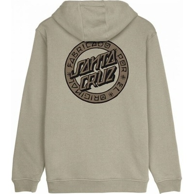 SANTA CRUZ mikina Loco Dot Hood Stone Grey