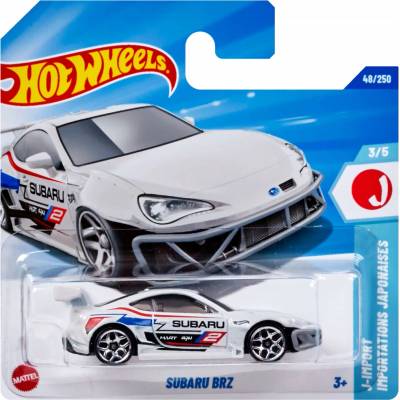 Mattel Hot Wheels Subaru BRZ bílé