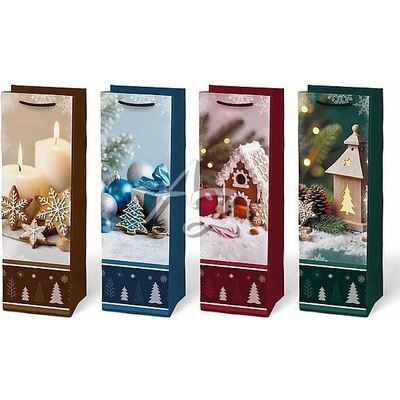 MFP dárková taška 120x360x100mm Vánoční T12 mix V31