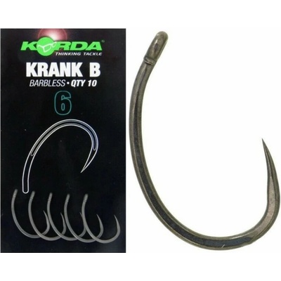 Korda Krank Barbless veľ.6 10 ks