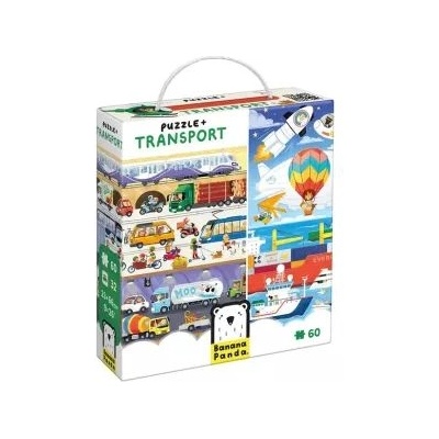 BANANA PANDA Пъзел с картини и плакати - доставка, 60 бр