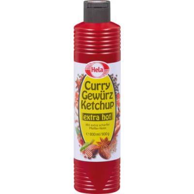 Hela Curry kořeněný kečup extra pálivý 800 ml