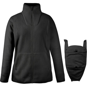 Mamalila Дамско поларено яке Mamalila Women's Fleece-Tragejacke Basel Fleece jacket - Black (105-5738-0112)