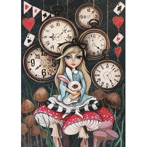 Magnolia - Puzzle Romi Lerda : Alice Time - 1 000 piese