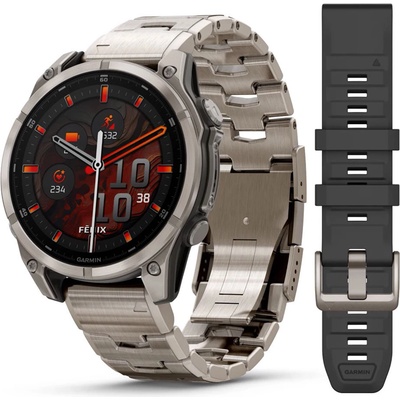 Garmin Fenix 8 AMOLED 47mm Sapphire Graphite Titanium Strap 010-02904-40
