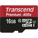 Transcend microSDHC 16GB UHS-I TS16GUSDU1