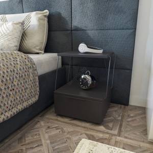 ASIR GROUP Нощно шкафче TEKOBA 52x42 cм антрацит (AS1275)