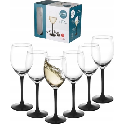 Pekda Pohár na biele víno sada Onyx 250 ml