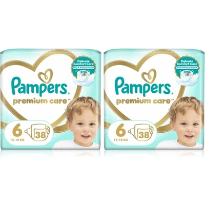 Pampers Premium Size 6 2x38 ks