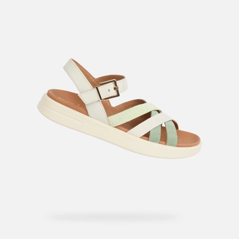 Geox Кремави дамски сандали Geox Xand 2S Geox | Byal Bezhov | ЖЕНИ | 36