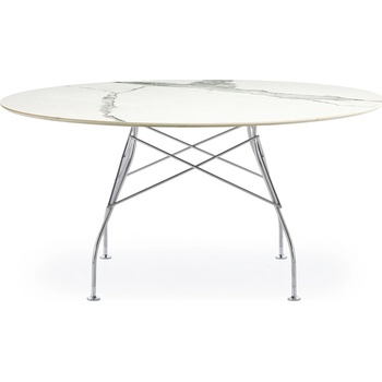 Kartell Jedálenský stôl GLOSSY XXL viac variantov Farba Bílá Chrom