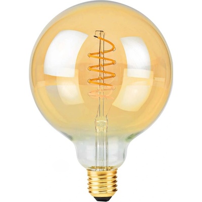 Nedis LED žárovka E27/ G125/ 3,8 W/ 220 V/ 250 lm/ 2100 K/ stmívatelná/ extra teplá bílá/ retro styl