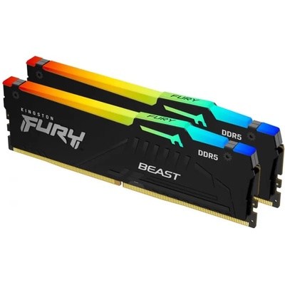 Kingston FURY Beast RGB 64GB (2x32GB) DDR5 6000MHz KF560C40BBAK2-64