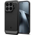 Spigen Xiaomi 17T SPIGEN RUGGED ARMOR силиконов калъф за телефон, удароустойчив, с карбонов мотив, ЧЕРЕН (ACS11870)