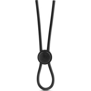 Blush Stay Hard Silicone Loop Cock Ring Black