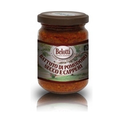 Belotti Mletá sušená rajčata s kapary Battuto Di Pomodoro Secco e Capperi 156 ml – Hledejceny.cz