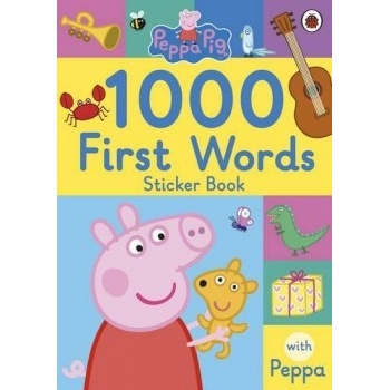 Peppa Pig: 1000 First Words Sticker Book Pap1000 First Words Sticker Book