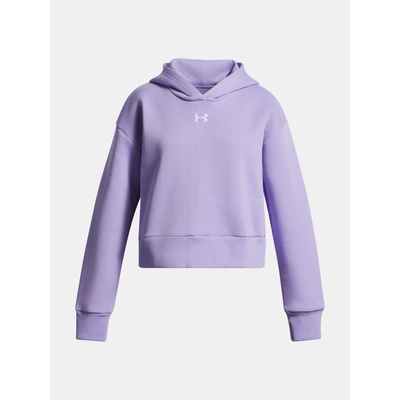 Under Armour UA Rival Fleece Hoodie-PPL fialová