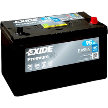 Image 1 of Exide Premium 95Ah 800A right+ Asia (EA954)