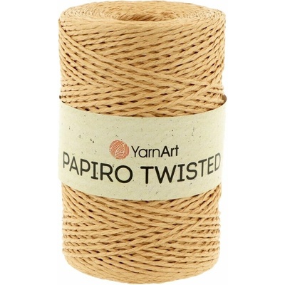 Yarnart Papiro Twisted 1315 svetlo hnedá