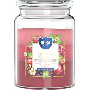 BISPOL Ароматна свещ Bispol Aura - Вкусни плодове, 500 g (/snd99t-386)