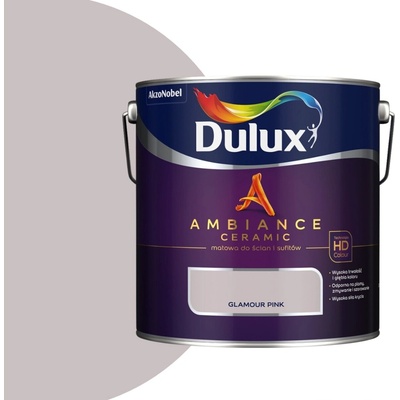 Dulux na stěny keramická Ambiance Ceramic Glamour Pink 2,5L