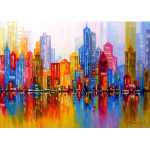 Enjoy - Puzzle Rainbow City 1000 - 1 000 piese