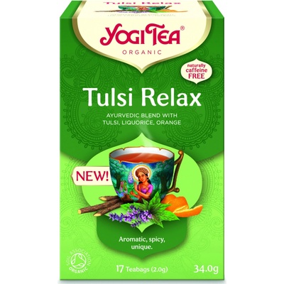 Yogi Tea Bio Ajurvédsky čaj Tulsi Relax 17 ks