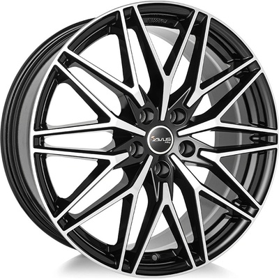 AVUS AC-MB6 7,5x18 5x114,3 ET35 black polished