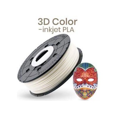 XYZprinting Консуматив за 3D принтер DaVinci Color XYZprinting - Color-inkjet PLA filament, 1.75 мм, 600 г, Бял, 3D-XYZ-PLA-DYEING-WHITE