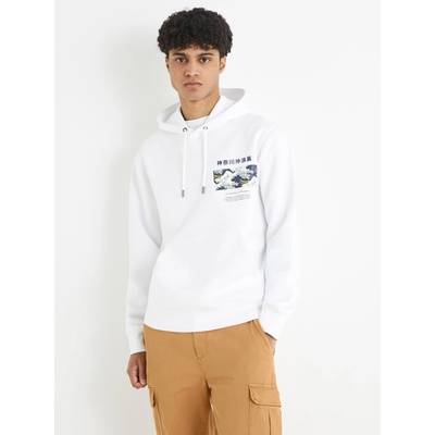 Celio Бяла качулка Celio Hokusai Celio | Byal | МЪЖЕ | XXS