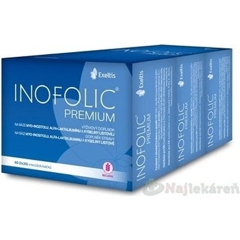 Inofolic Premium s kys. listovou, 3 x 20 ks