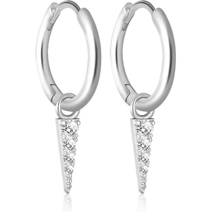 Silenti Jewelry Сребърни обеци "Упоритост