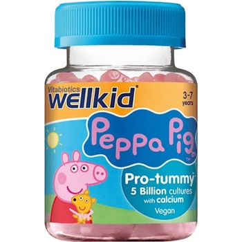 Image 1 of Vitabiotics Wellkid Peppa Pig Pro-tummy [30 желирани бонбони] Портокал