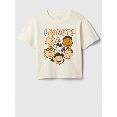 GAP Детска тениска Gap & Peanuts Snoopy GAP GAP | Byal | Момичешки | 104/110