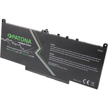 Image 1 of PATONA Батерия за Dell Latitude E7260 / E7270 / E7470, 7200 mAh (2828)