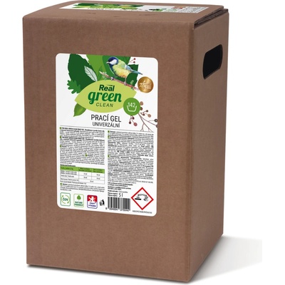 Real Green Clean prací gel univerzální 142 PD 5 l
