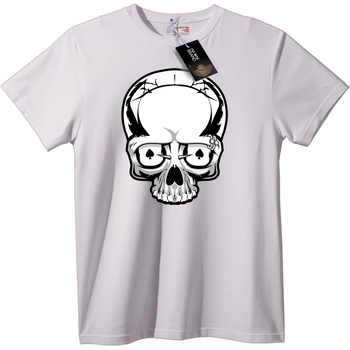 NOONEBRAND Тениска Череп с Бодлива Тел - XS, Black