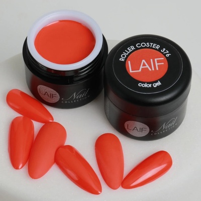 Laif Barevný UV/LED gel oranžový CB 376 Roller Coster 6 ml